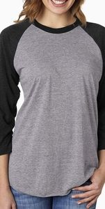 Vintage Raglan Baseball T shirt 3/4 Sleeve